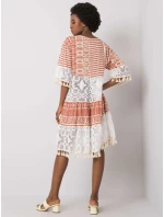 Šaty DHJ SK model 15638158 tmavě oranžová - FPrice