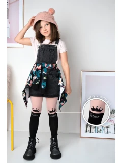 DIEVČENSKÉ VZOROVANÉ PANČUCHY CHIARA DR 2302