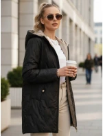 Dámská prošívaná přechodová bunda černá Dstreet model 21995994 - FashionStreet