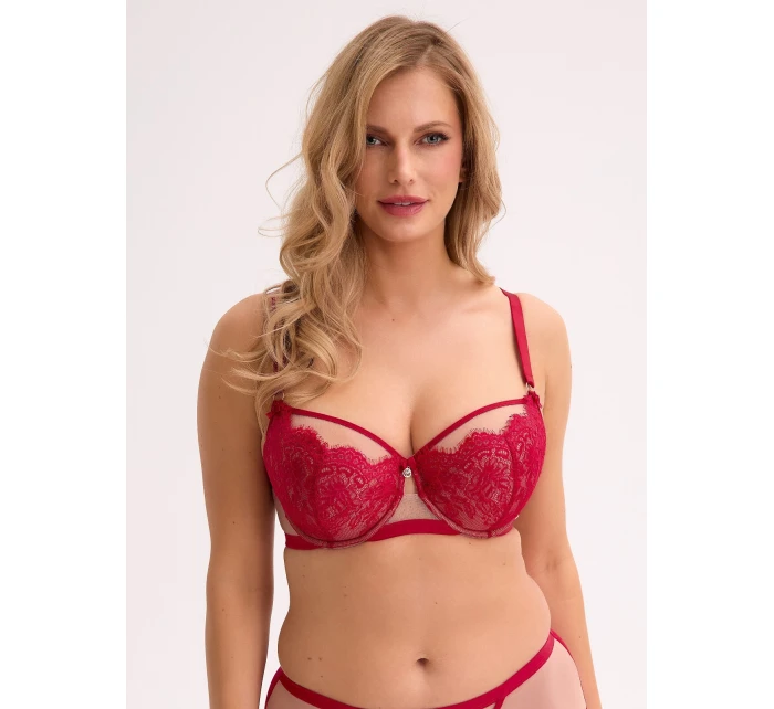 Polomäkká podprsenka Gaia BS 1273 Aina Red-mocha