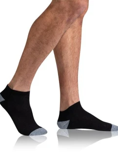 Pánské kotníkové ponožky 3 páry SPORT MEN IN-SHOE 3x - BELLINDA - černá