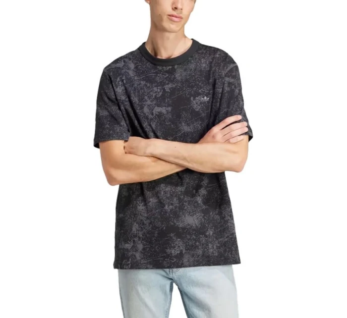 Pánské bavlněné tričko Adventure Print Black černé model 21349942 - ADIDAS Pánské bavlněné tričko Adventure Print Black černé model 21349942 - ADIDAS