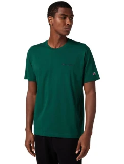 Pánske tričko Champion SS Tee green 221798 GS584 pánske