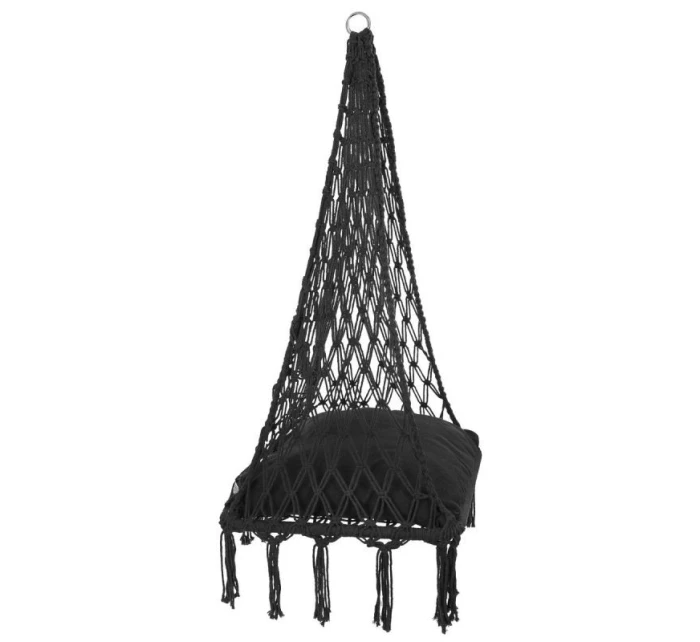 Závesná sedačka DRAGON HAMMOCK 60x60x115 cm s poduškou DARK GREY Závesná sedačka DRAGON HAMMOCK 60x60x115 cm s poduškou DARK GREY
