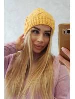 Stefania fleecová čiapka K278 žltá Stefania fleecová čiapka K278 žltá