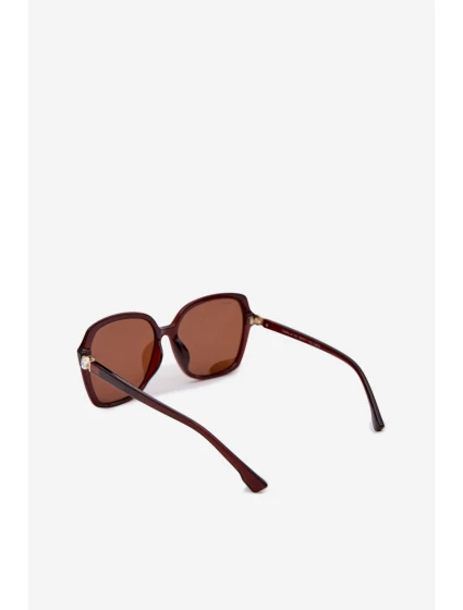 Dámské sluneční brýle se model 22031613 krystaly Hnědé - Boto