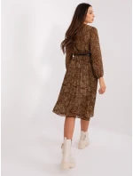 Šaty DHJ SK 10536N 3.31X hnedá
