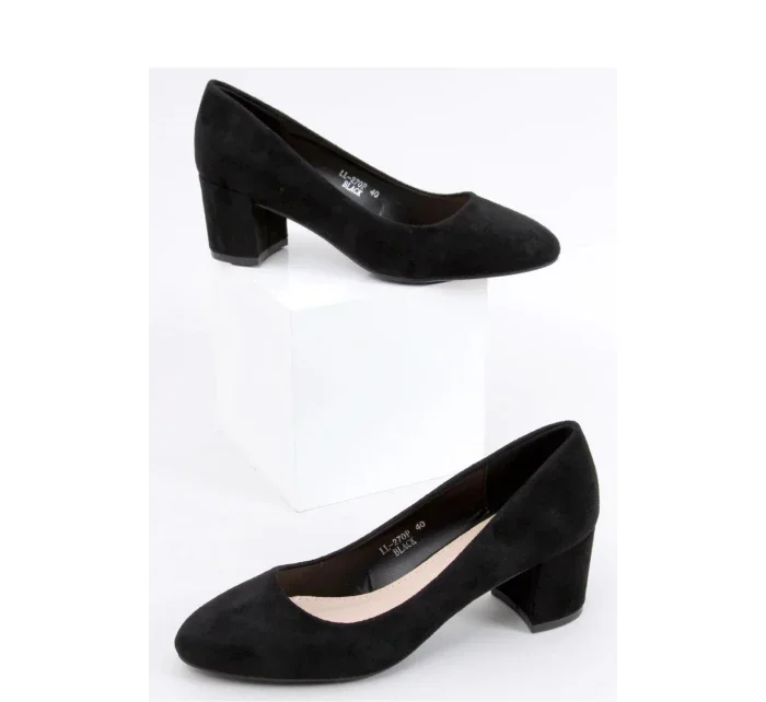 Dámske lodičky na stĺpikovom podpätku LL-270P čierna - Seastar Dámske lodičky na stĺpikovom podpätku LL-270P čierna - Seastar