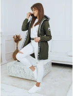 Dámská bunda khaki Dstreet model 21964396 - FashionStreet Dámská bunda khaki Dstreet model 21964396 - FashionStreet