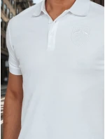 Pánská polokošile s nášivkou bílá Dstreet model 21987849 - FashionStreet