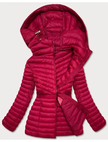 Vypasovaná červená dámská bunda model 17182463 - LHD