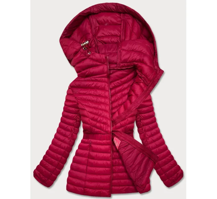 Vypasovaná červená dámská bunda model 17182463 - LHD