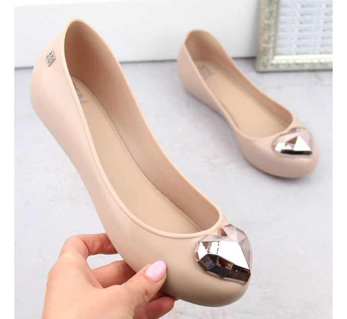 Pohodlné baleríny W nude model 21071872 - Zaxy