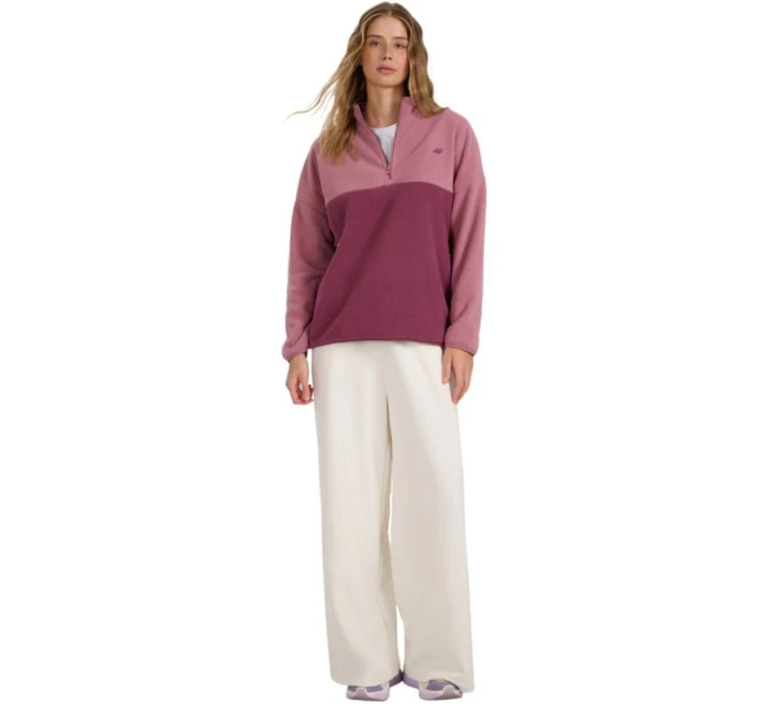 Fleecová mikina s kapucňou 4F W 4FWAW25TFLEF421 53S