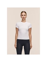 Dámske tričko CASALL Defined Rib Tee, biela farba