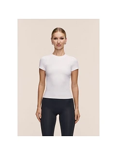 Dámske tričko CASALL Defined Rib Tee, biela farba