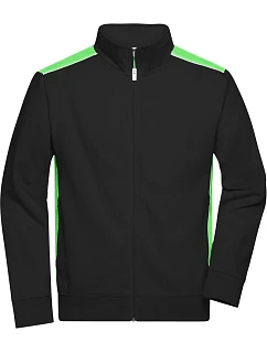 JN Pánská pracovní mikina Color 02.0 black/lime green model 22492911 - Daiber