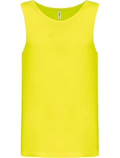 Kariban ProAct PA 441 Pánske športové tielko 20.P441 fluorescenčná žltá