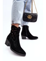 Kožené Boty S D&A Černá model 21636938 - S.Barski Kožené Boty S D&A Černá model 21636938 - S.Barski