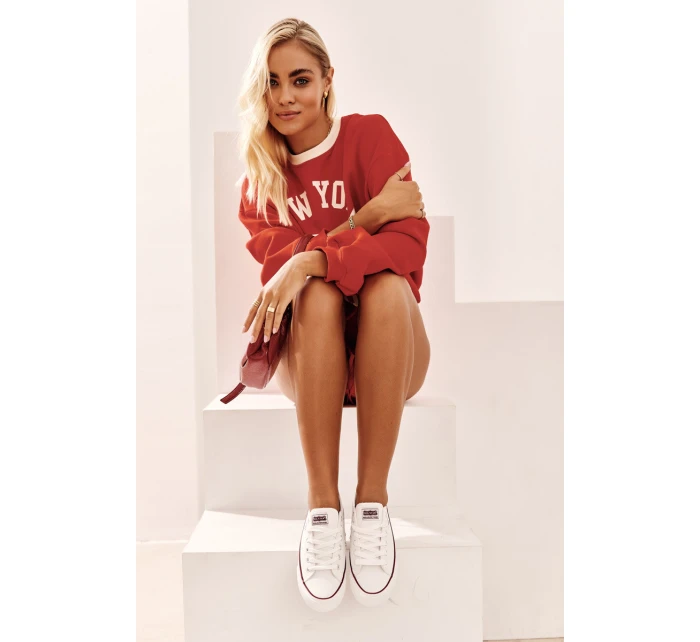 Dámské tenisky Big Star model 21649612 Bílé - Big Star Shoes Dámské tenisky Big Star model 21649612 Bílé - Big Star Shoes