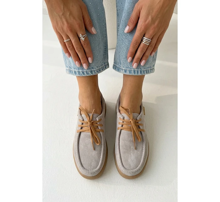 Polobotky z přírodního semiše Vinceza 95391 Béžové