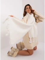 Szalik AT SZ model 19341648 ecru - FPrice Szalik AT SZ model 19341648 ecru - FPrice