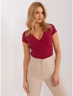 Tričko RV TS 5636.18 bordó Tričko RV TS 5636.18 bordó