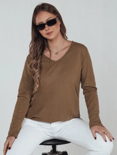 Dámska blúzka oversize VAVLSTYLES hladká ťavia FashionStreet RY2686