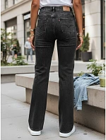 Jeansy damskie z wysokim stanem szare FashionStreet UY2991 Jeansy damskie z wysokim stanem szare FashionStreet UY2991