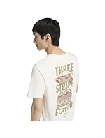 Pánské tričko adidas Burger Flavor Graphic krémové KT9723 Pánské tričko adidas Burger Flavor Graphic krémové KT9723