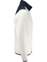 Cutter & Buck Cascade Sherpa Men Pánska fleecová bunda Sherpa 68.1470 shell white