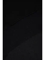 Zateplená mikina s bočnými otvormi čierna