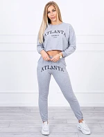 Atlanta šedá sada s potlačou