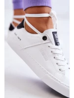 Kožené tenisky Big Star model 21580472 bílé a Černá - Big Star Shoes Kožené tenisky Big Star model 21580472 bílé a Černá - Big Star Shoes