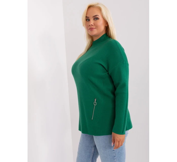 Sweter PM SW model 18909372 ciemny zielony - FPrice