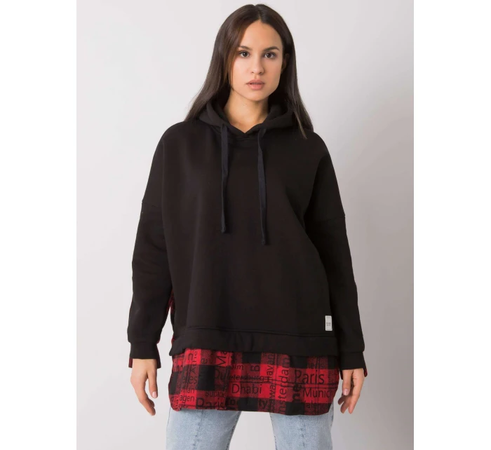 Mikina RV BL model 16327667 černá a červená - FPrice Mikina RV BL model 16327667 černá a červená - FPrice