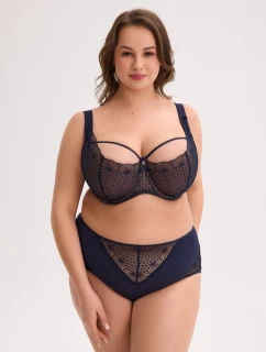 Polomäkká podprsenka Gaia BSM 1323 Veda Maxi Navy blue