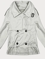 Svetlo béžové sako s klopou (1802#-12)