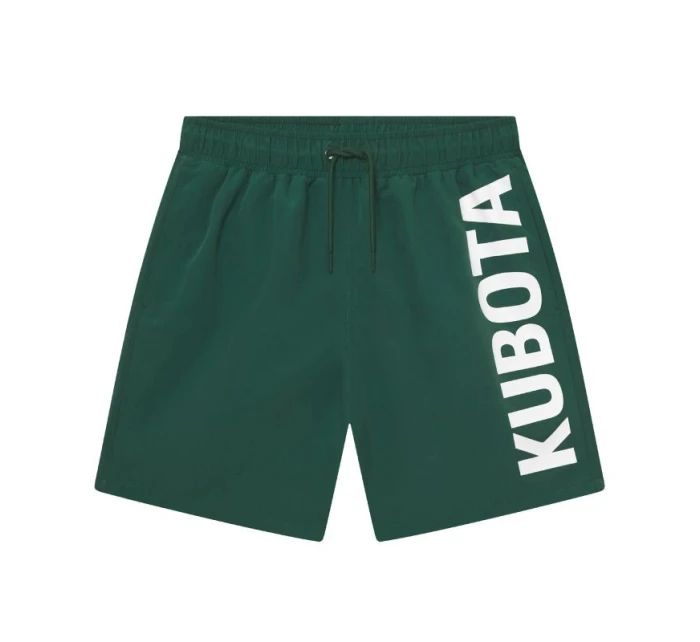 Pánske zelené plavecké šortky Kubota K25SS-204-003-18-1 Pánske zelené plavecké šortky Kubota K25SS-204-003-18-1