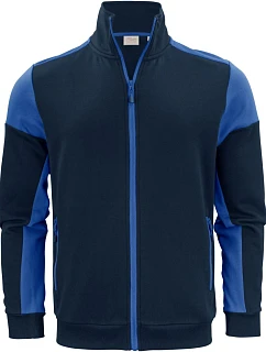 Printer Prime Sweater Full Zip Men Pánska mikina 61.2061 námornícka modrá/kobaltová