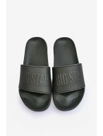 Lehké Pěnové Sandály Mužské Big Star model 21631156 Tmavě Zelené - Big Star Shoes