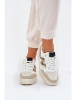Dámské Sportovní Boty Na Platformě Leopardí Béžové model 21688963 - Boto