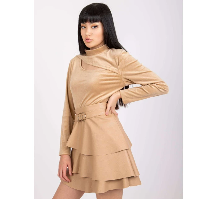 Blúzka DHJ BZ 6561.09P ťava