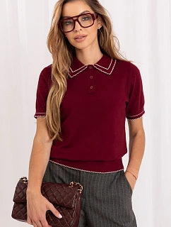Svetr s krátkym rukávom, model 230910, Italy Moda