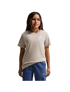 Dětské tričko Sportswear béžové model 22219368 - NIKE