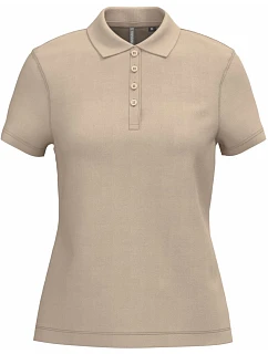 K 255 Dámské piqué polo model 22430840 light sand - Kariban