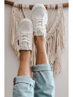 Dámské Krajkové Tenisky BIG STAR model 21546365 Bílé - Big Star Shoes