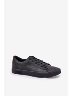 Pánské Klasické Nízké Tenisky Z Eko Kůže Big Star model 21686390 Černé - Big Star Shoes