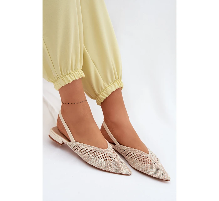 Dámské béžové ploché sandály model 22102865 - Boto