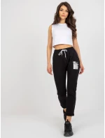 RV DR 7520.82 tepláky čierne RV DR 7520.82 tepláky čierne